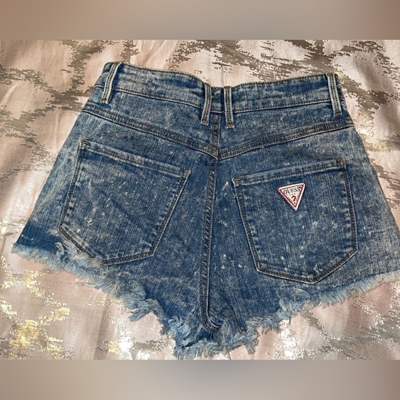 GUESS Ultra High Rise Denim Shorts - Picture 4 of 7